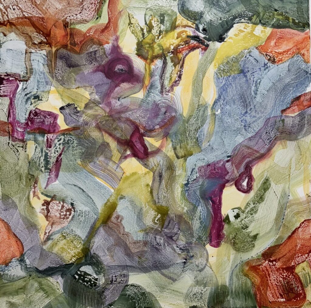 Prisma 1, 60x60, Eitempera